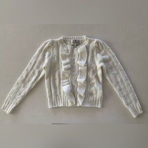 Industry Sweater with Ruffle Accents